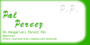pal perecz business card
