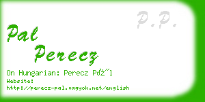 pal perecz business card